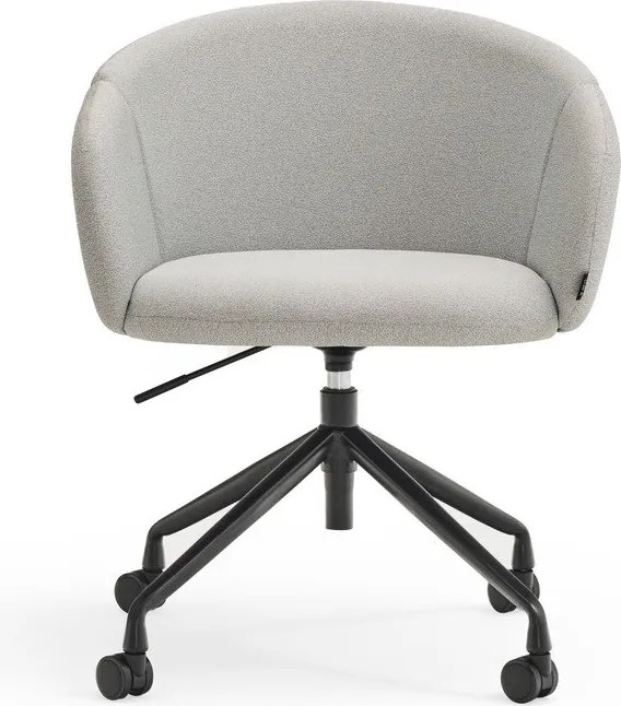 Világosszürke kárpitozott irodai szék Add – Teulat