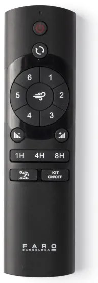 FARO 33831-1TW-LED Dimmelhető ventilátor PUNT TUB M LED/18W/230V 3000/4200/6500K + távirányító