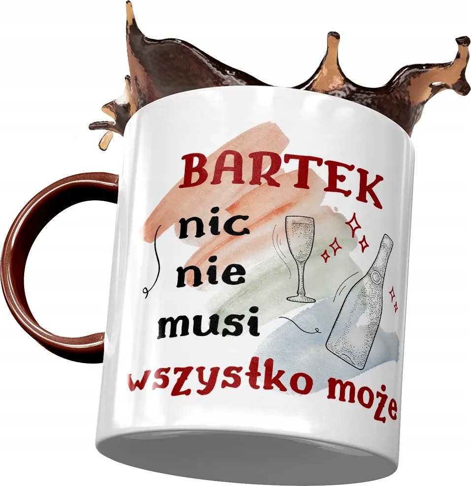 Bordó Bögre Bartók Bertalannak Férj Kolléga Nyomtatott Fotóval