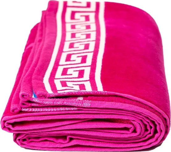 POSEIDON Strandtörölköző magenta 165x90cm