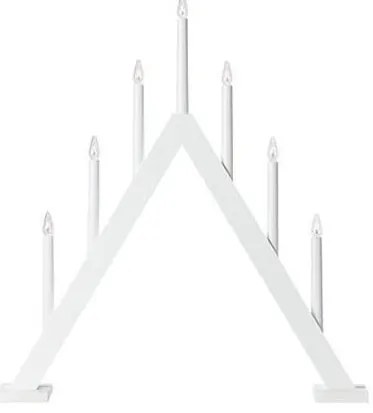 Markslöjd 706225 - ARIELE karácsonyi gyertyatartó 7xE10/3W/230V fehér
