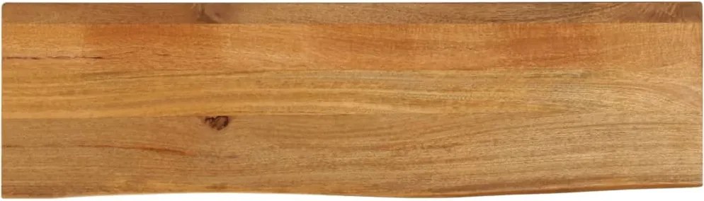 vidaXL tömör mangófa természetes élű asztallap 100 x 40 x 2,5 cm