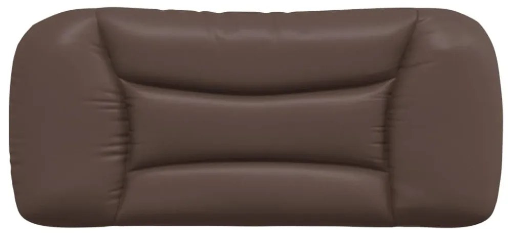 barna műbőr fejtámla párna Hvar 80 cm