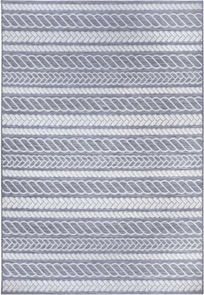 Szürke szizál szőnyeg,lapos teraszra,külső belső 130x190cm