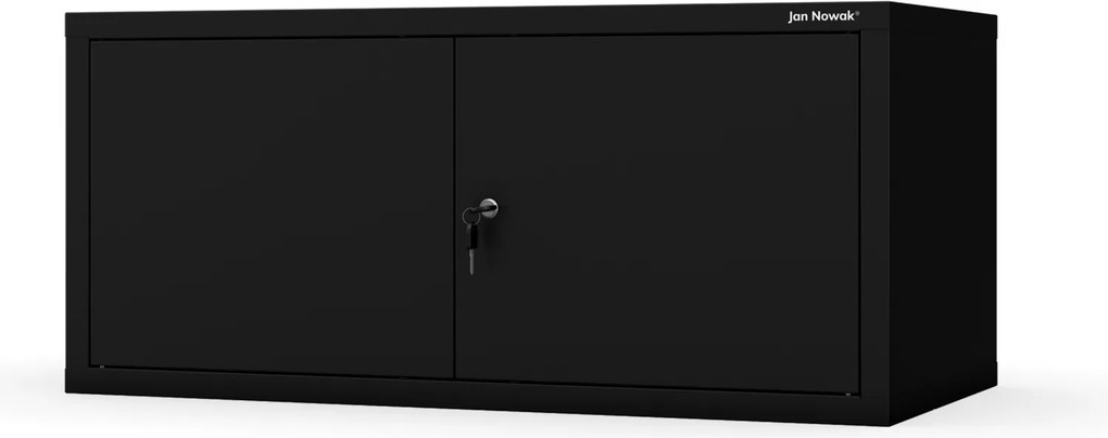 Szekrény-felépítmény, fekete, 800x380x400 mm: EWA