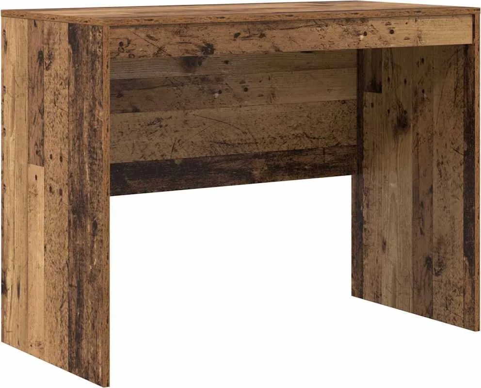vidaXL Asztal Öreg fa 100 x 50 x 76 cm