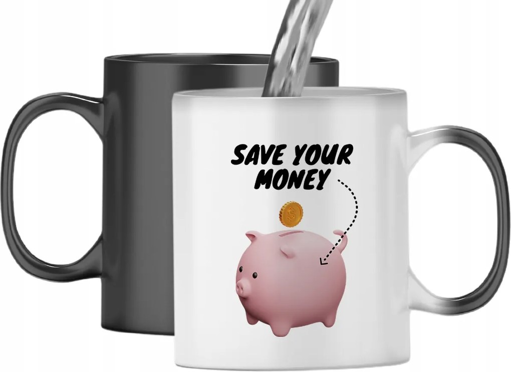 Mágikus Bögre Bankároknak Színváltós Nyomtatott Fényképpel