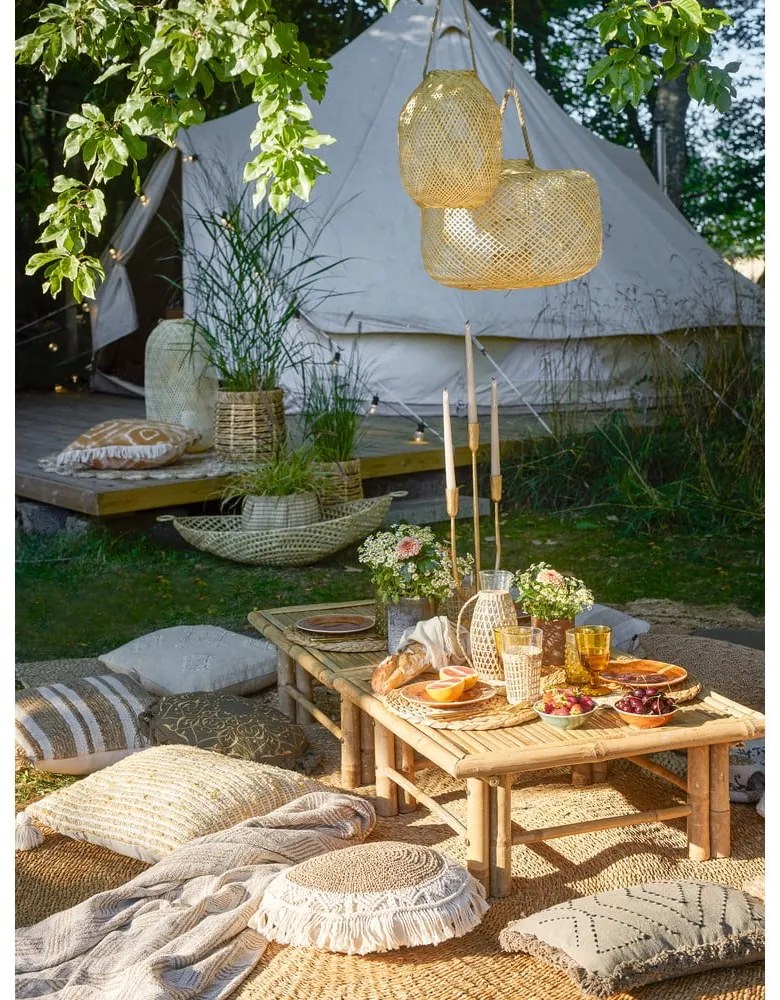 Bambusz lámpás 32 cm Musu – Bloomingville