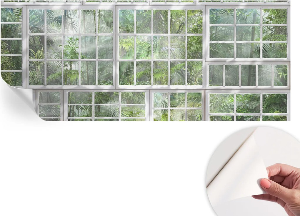 Fotótapéta Dekoratív Fali Tapéta Képek Zöld erdő 250x104