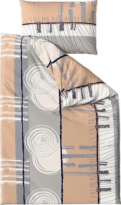 Pamut ágyneműhuzat PINIA szürke Ágyneműhuzat mérete: 70 x 90 cm | 140 x 220 cm