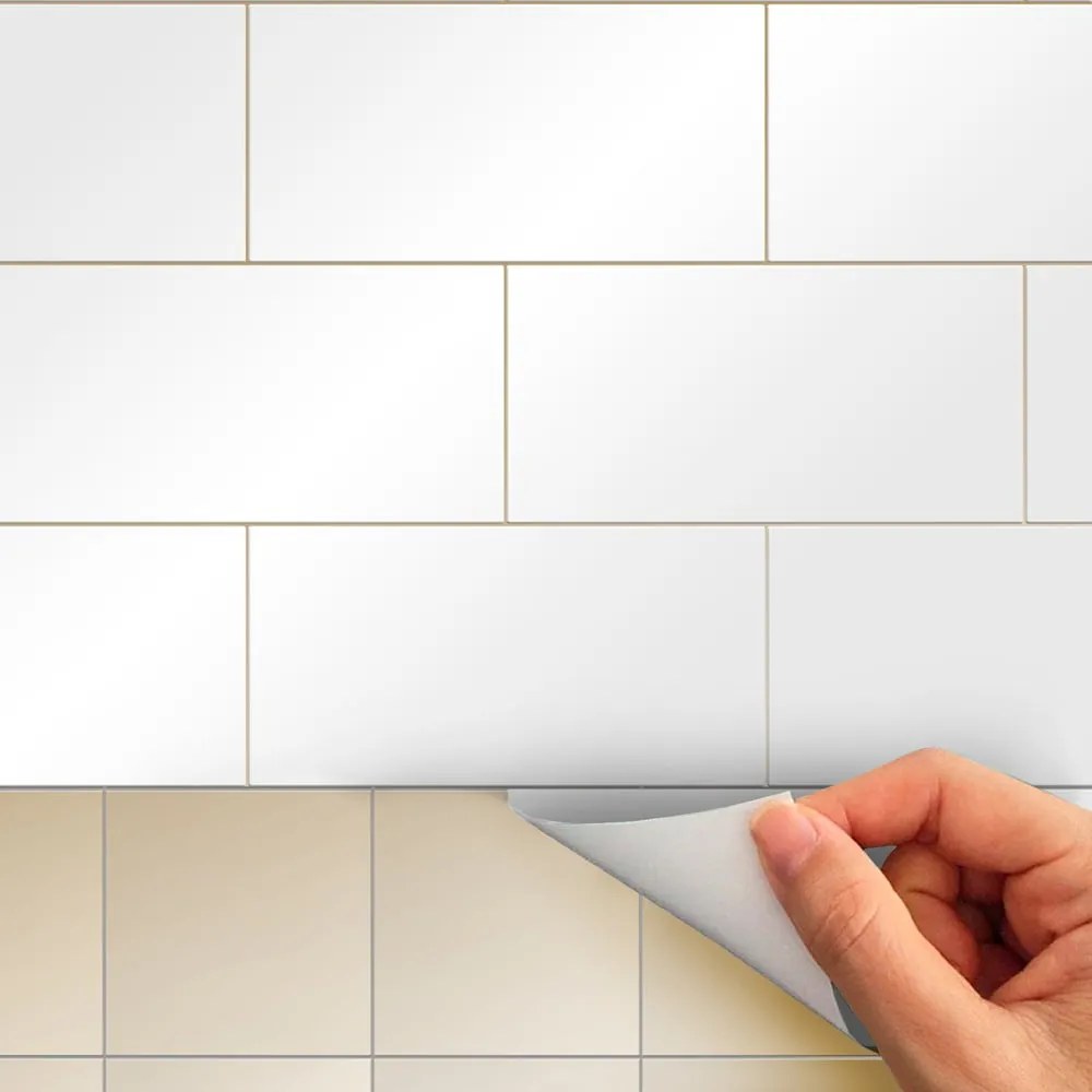 Csempematrica szett 30 db-os 20x10 cm Subway Tiles White – Ambiance