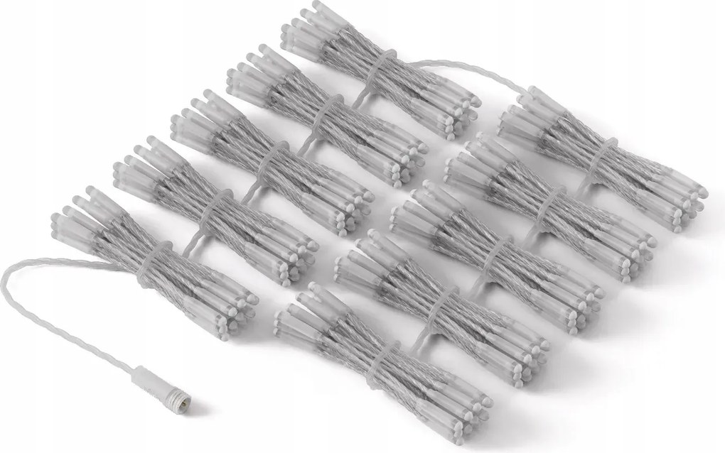 Függöny Twinkly Plus Curtain Rgbw 250LED 1x2 m átlátszó IP65