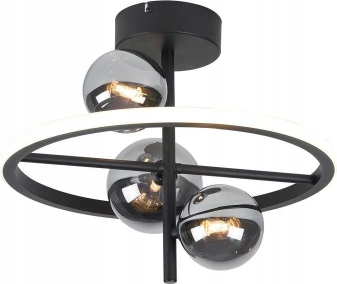 Gyönyörű Ticana Led lámpa G9 füstös 3 lámpabúra üveg buborék nappali