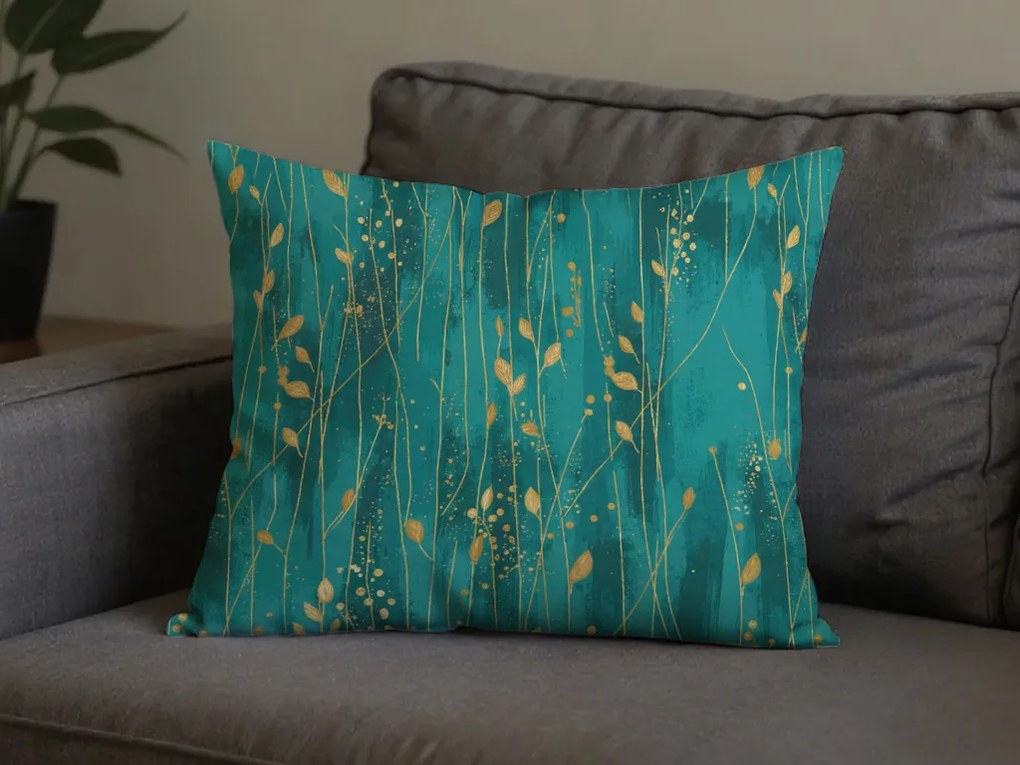 Pamut párnahuzat VIVIDELLE POLY 50x70 cm, zöld