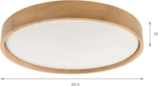 Brilagi - LED dimmelhető mennyezeti lámpa MANAROLA LED/36W/230V 3000–6500K átm. 51 cm + távirányító