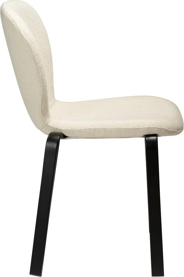 Krémszínű kárpitozott étkezőszék Heap – DAN-FORM Denmark