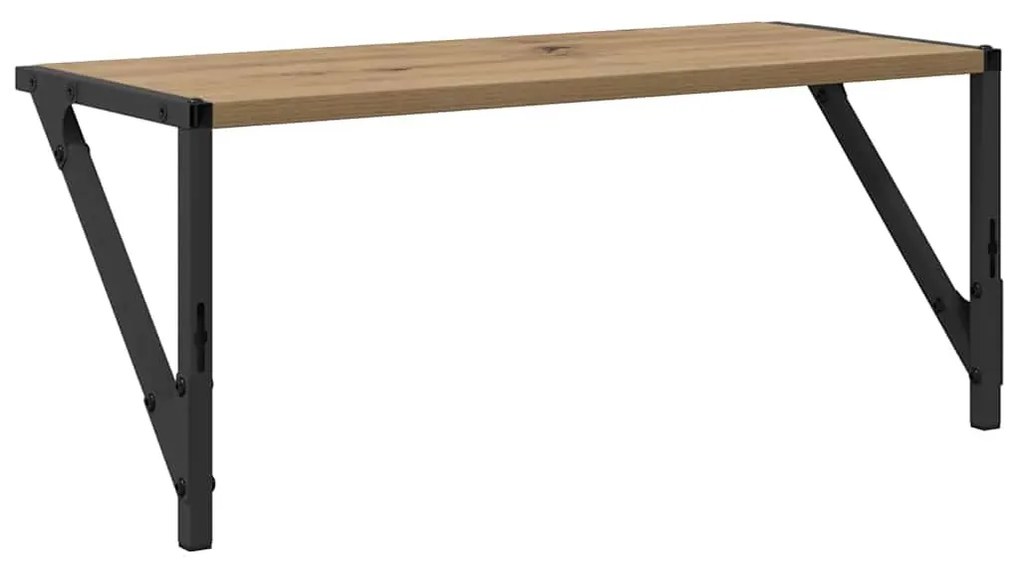 vidaXL Falpolcok 2 pcs Artisan tölgy 60 x 25 x 25,5 cm Faanyag