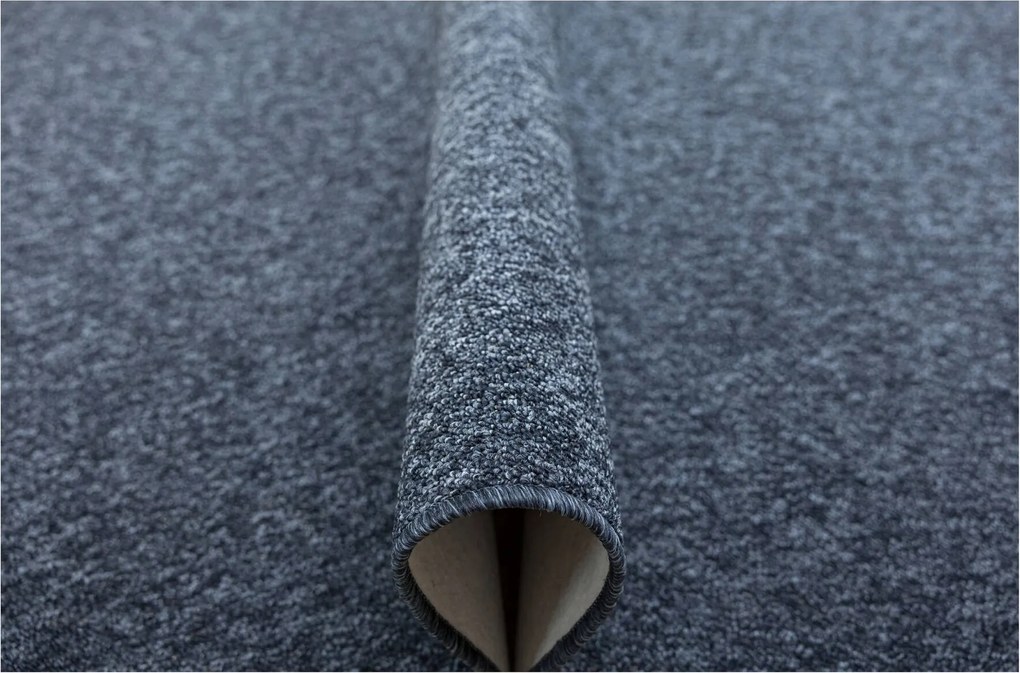 Hurkapálca Szőnyeg Kék Melange Filc Hálószobába 250x350 cm