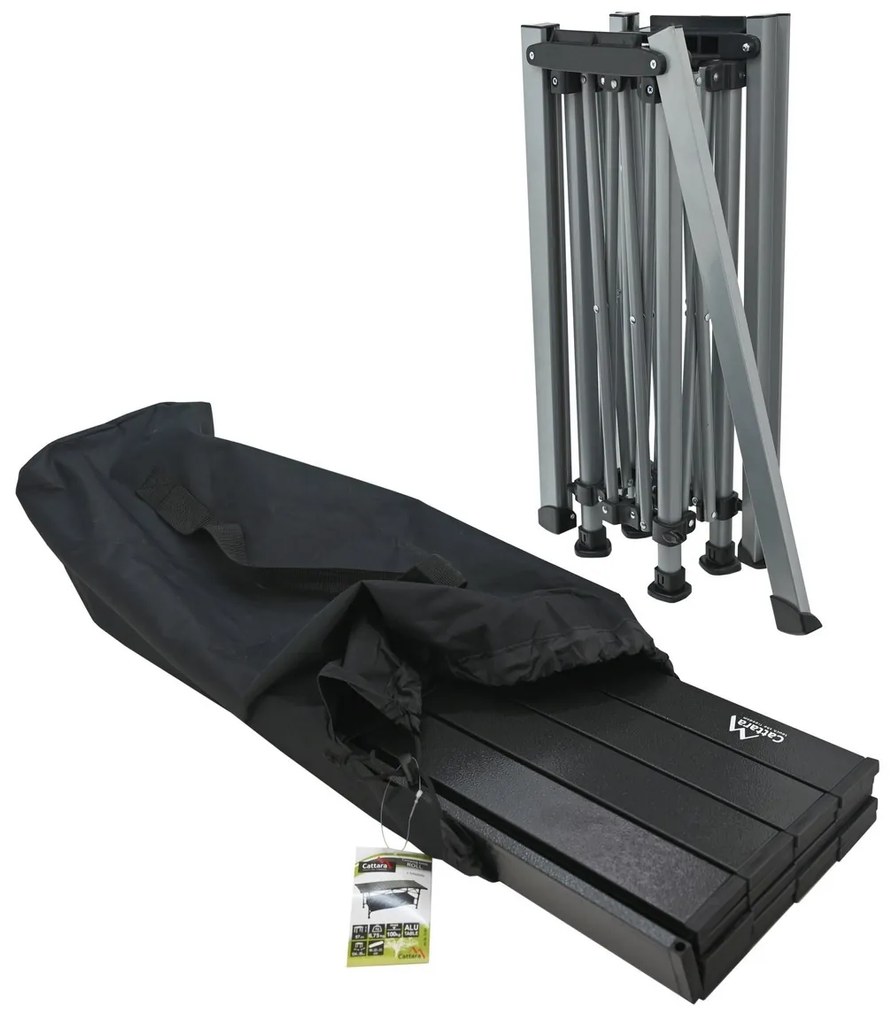 Cattara 13492 Roll Camping összecsukható asztal, 123 x 55 cm