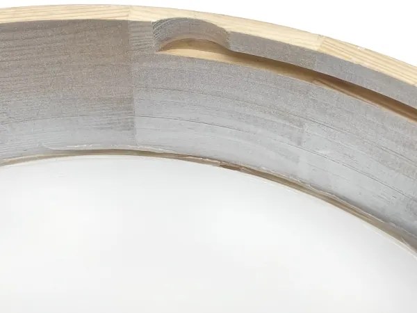 Brilagi - PINO mennyezeti lámpa 2xE27/15W/230V fenyő/ezüst, átm. 37,5 cm