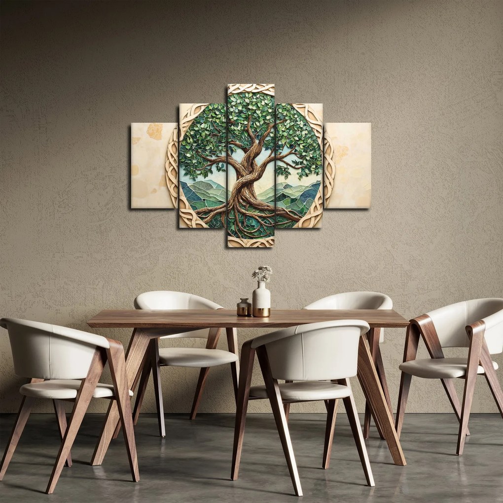Kép – Fonott életfa (150x105 cm)
