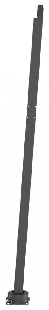 sárga-fehér automata póznás napellenző 350 x 250 cm