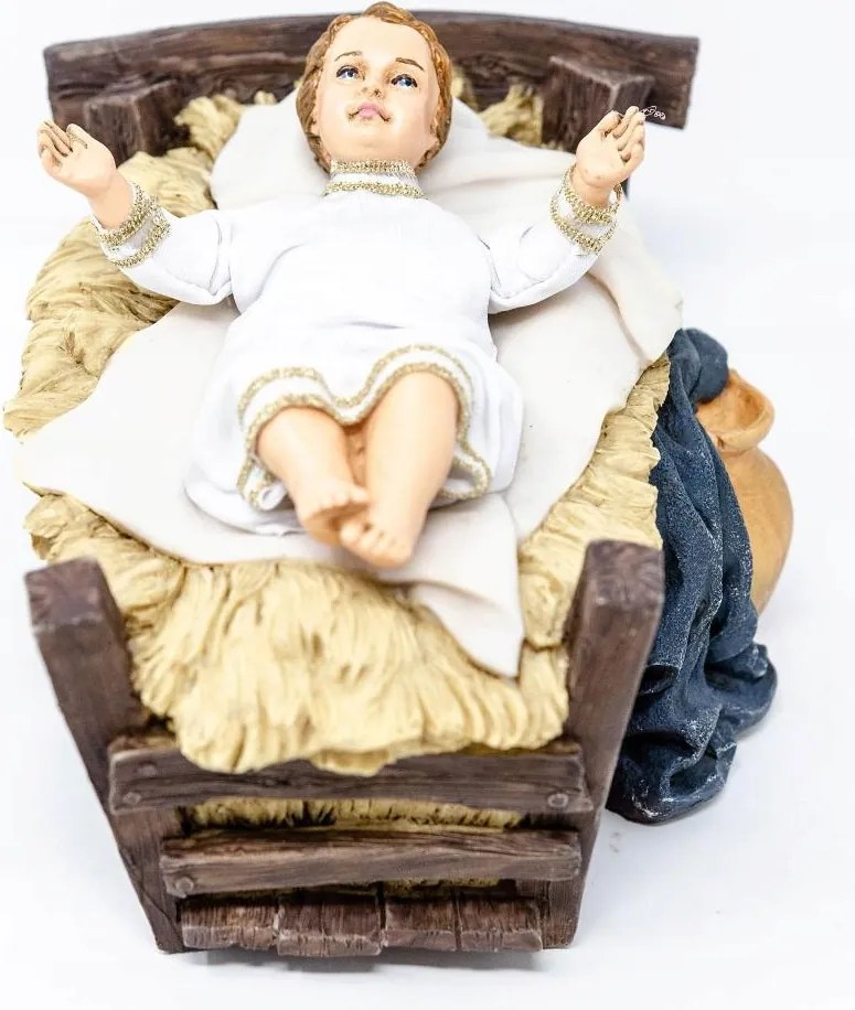 Mozgatható Betlehem Figura Betlehem Baba Jezus A Betlehemben 30 CM