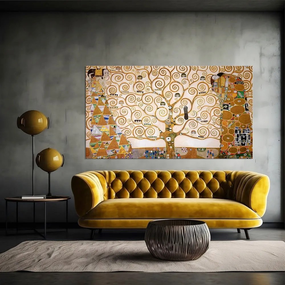 Gustav Klimt - Tree of Life kép másolat, 90 x 50 cm