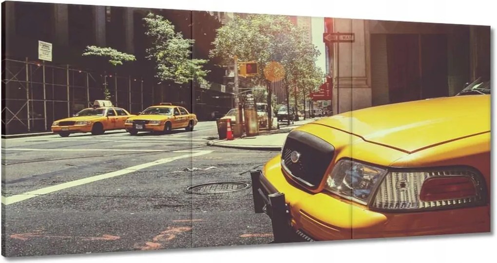 Képek 120x60 Sárga taxik Taxi