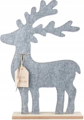 Filc dekoráció Figura Nagy rénszarvas 58cm