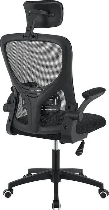 Ergonomikus irodai szék  fejtámlával fekete