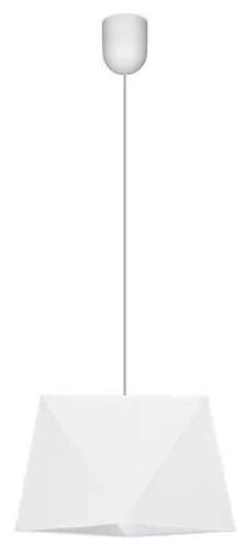 Csillár zsinóron DIAMENT 1xE27/60W/230V fehér