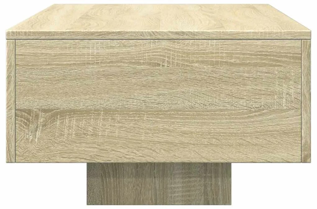 Sonoma tölgy színű szerelt fa dohányzóasztal 100 x 49,5 x 31 cm