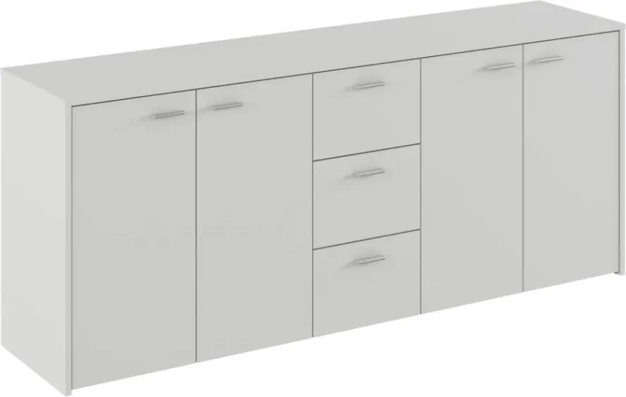 Kombinált komód, fehér, HUGOS 180