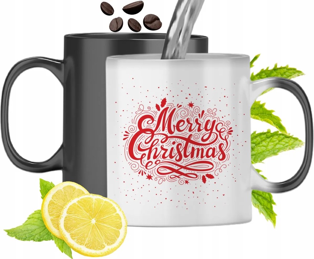 Mágikus Karácsonyi Színváltó Bögre fényképes nyomtatással