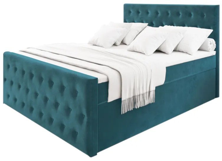 FONDI kárpitozott boxspring ágy, 160x200, casablanca 13 - 2497. számú ELADÓ