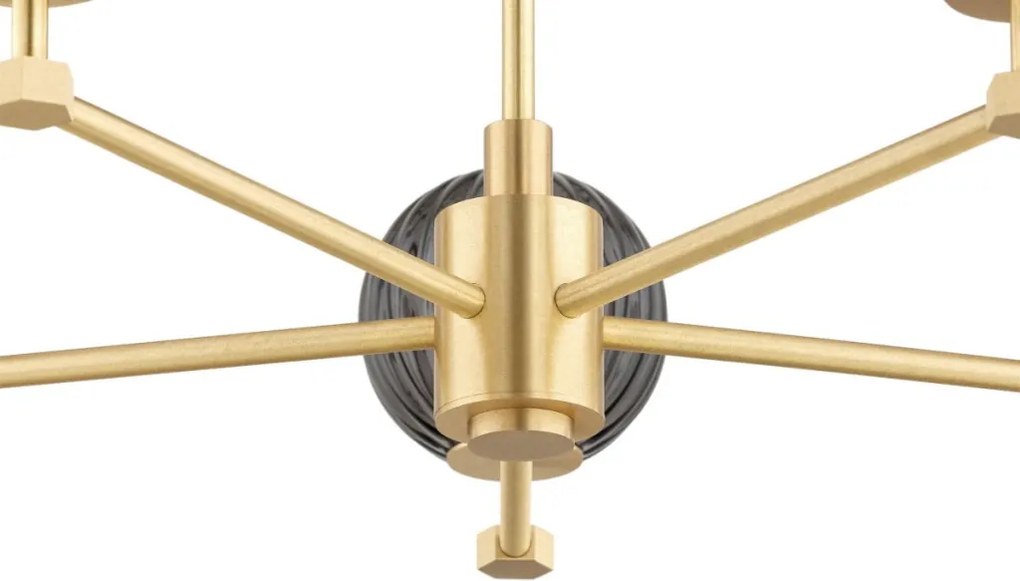 ARGON 2186 PALOMA Modern Csillár Füstös, Csiszolt Sárgaréz E14 IP20
