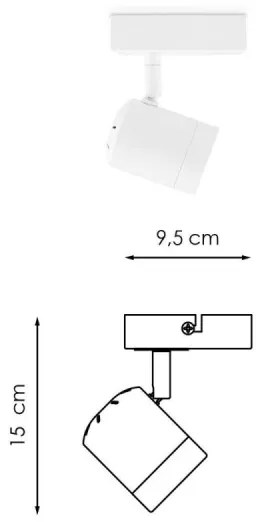 LED Dimmelhető spotlámpa MANU 1xGU10/5,8W/230V fehér
