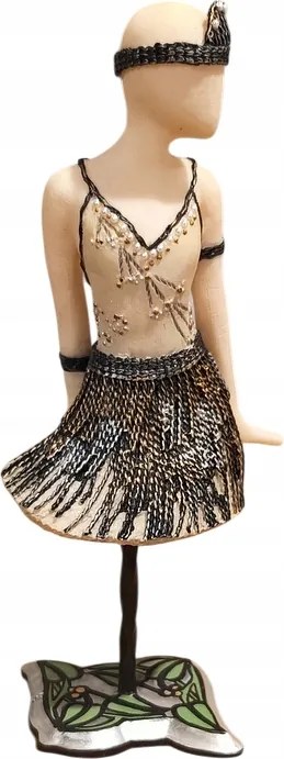 Bábu figura Jazzing it Up divat 20-as évek Art Deco