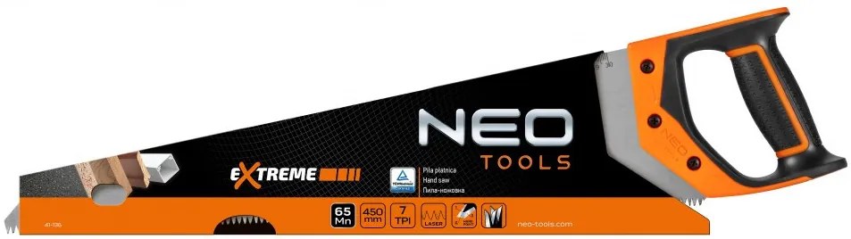 Rókafarkú Fűrész 450Mm 7 Tpi Neo Tools