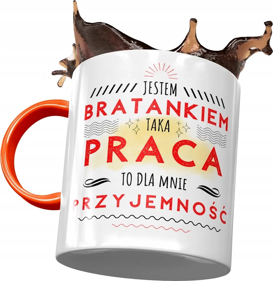 Narancssárga Bögre Az Árvácska számára Ideális Ajándék Fénykép Nyomtatással