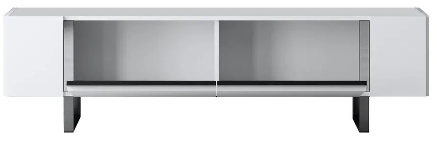 TV szekrény Yildiz - White, Silver