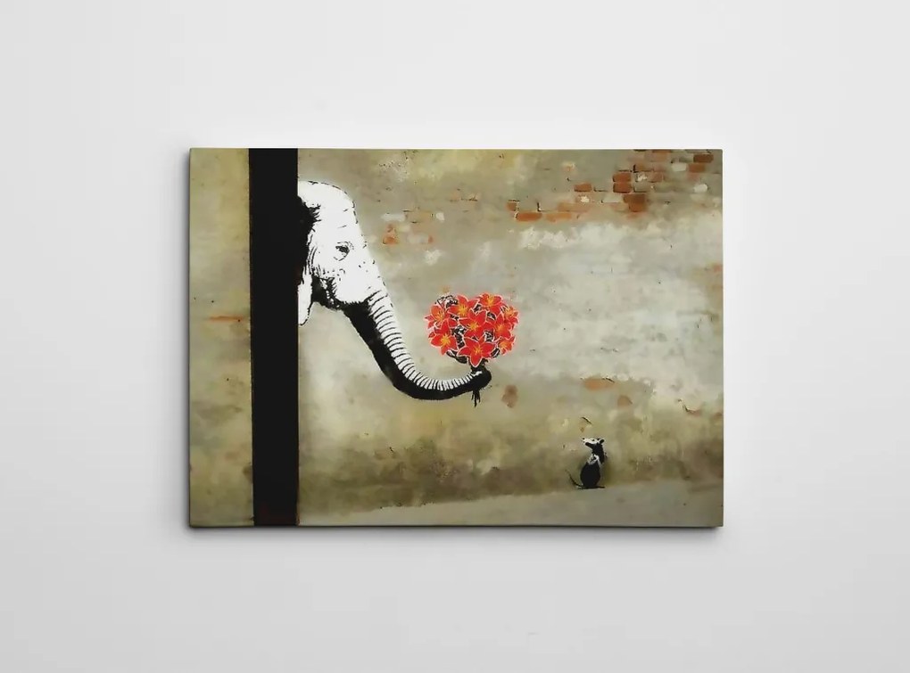 WY116 Banksy vászonkép, 70 x 100 cm