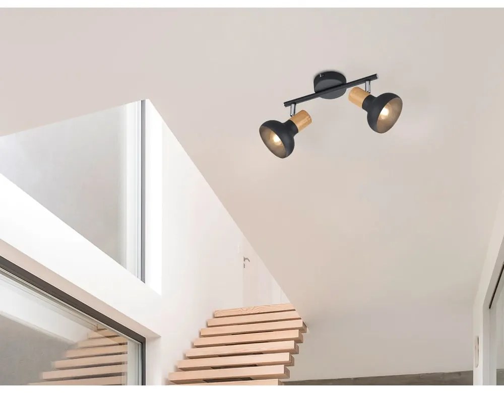 Matt fekete spotlámpa ø 10 cm Latika – Trio