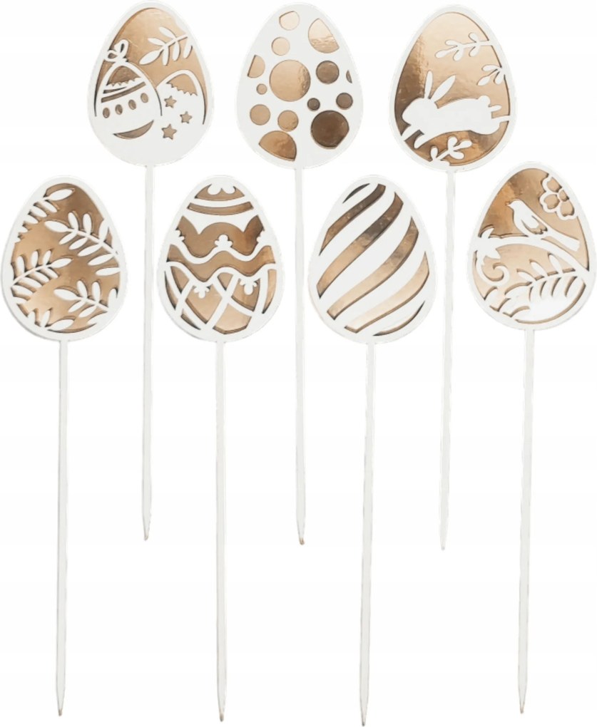 Tojás húsvéti díszek a csúcson Decoupage kosár