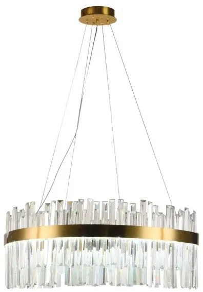 LED állítható fényerőjű lámpa kábelre LED/110W/230V 3000-6500K arany + DO