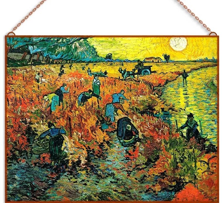 Van Gogh-Vineyards at Arles üvegkép, falikép