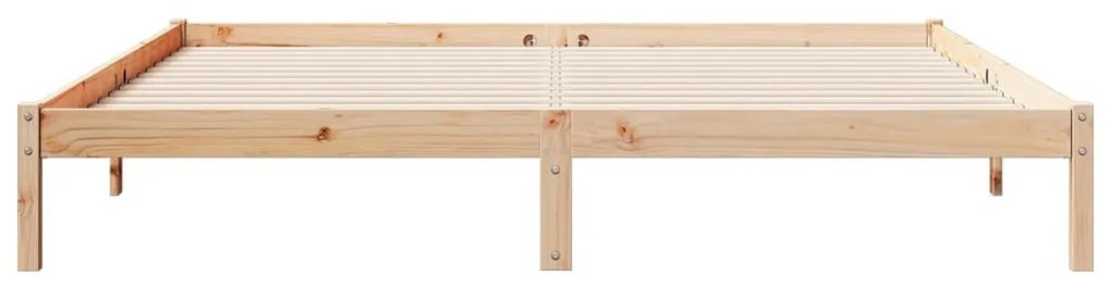 tömör fenyőfa extra hosszú ágykeret matrac nélkül 200 x 220 cm