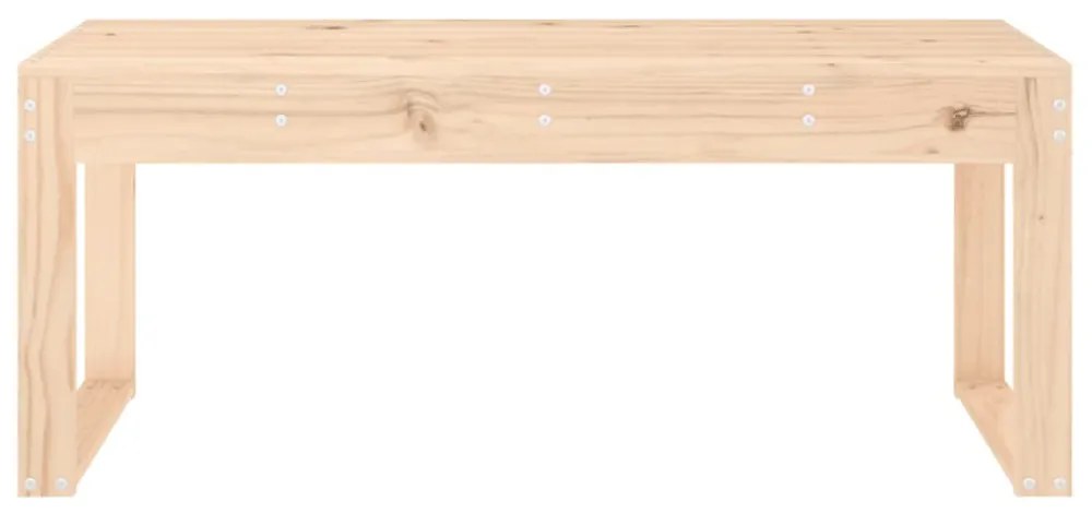 tömör fenyőfa kerti pad 110x38x45 cm