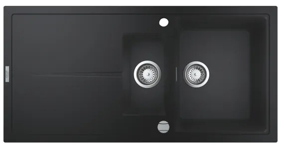 GROHE 31642AP0 - K400 mosogató 1000 × 500 mm gránit/fekete